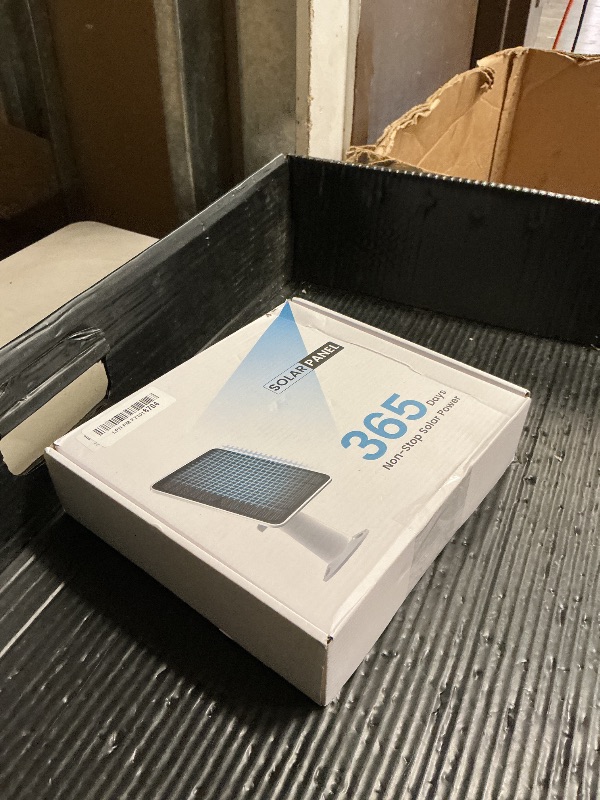 Photo 1 of 5V 6W Solar Panel Charger Compatible with Arlo Pro 4/Pro 3/Pro 3 Floodlight/Ultra/Ultra 2, Continuous Power Supply, 9.8ft Waterproof Power Cable, IP65 Weatherproof, Includes Secure Wall Mount, 3 Pack