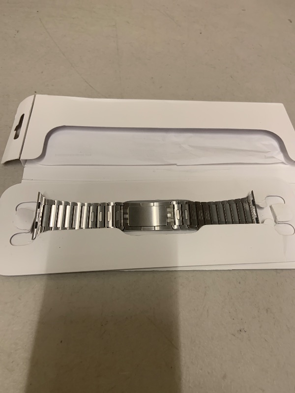 Photo 1 of Apple Watch Band - Link Bracelet (46mm) - Natural - Regular