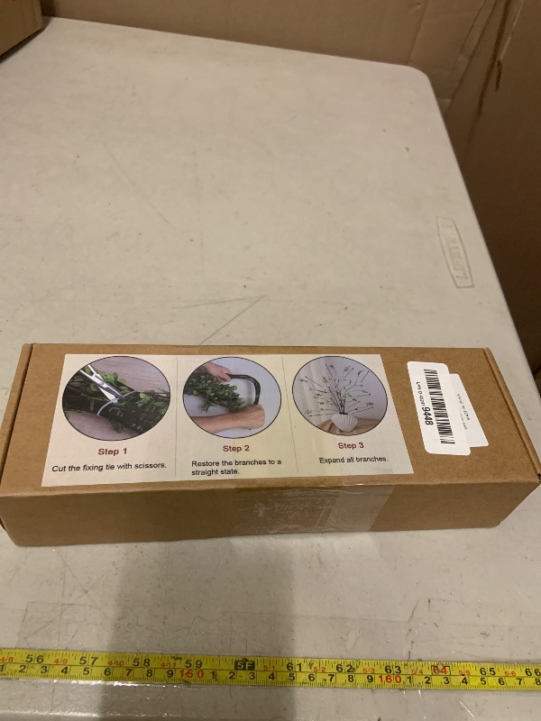 Photo 1 of 4pcs 38" Green Ficus Fake Leaves Silk Artificial Plants Tree Tall Greenery Stems Realistic Olive Branches Faux Flowers for Vases Filler Indoor Office Decorations Table Centerpiece Home Decor Forlaoers