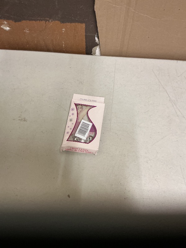 Photo 1 of 2PCS Luminous Nipple Breast Clamps Clips Bells Rings for Women Adjustable Non Piercing Nipple Noose Ring Bar Nipple Rings Adjustable Jewelry