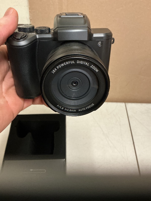 Photo 1 of 8K Digital Camera, 88MP WiFi Cameras for Photography with 3.2" Touchscreen, 16X Zoom Autofocus Vlogging Camera for YouTube Video, Anti-Shake, Dual Camera, 2 Batteries, 64GB Card, Flash, Lens Hood