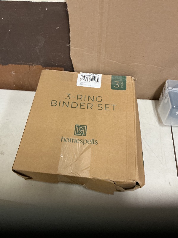 Photo 1 of 3 Ring Binder 1-Inch Rings – 3-Pack of Cute Binders with Pockets, Gold-Foil & Metal Corners – 1 Inch Binders 3 Ring Cute for School, Office & Work – 1" Pastel Three-Ring Binder One Inch