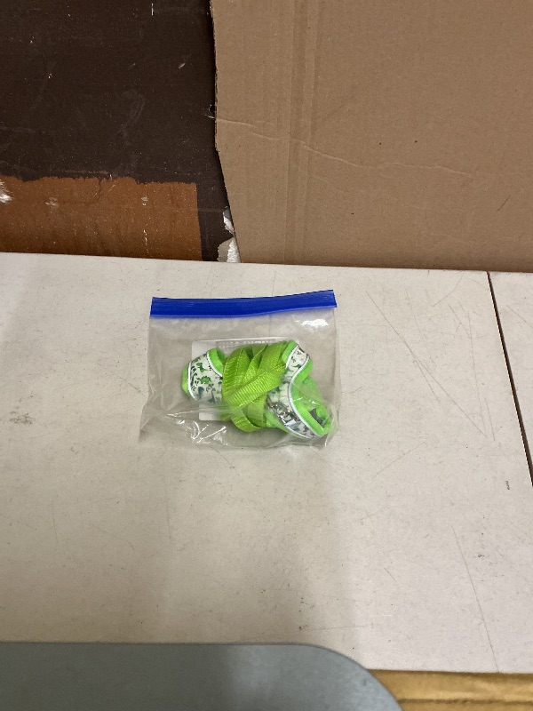 Photo 1 of Green Dinosaur Dog Vest for Walks, XXS