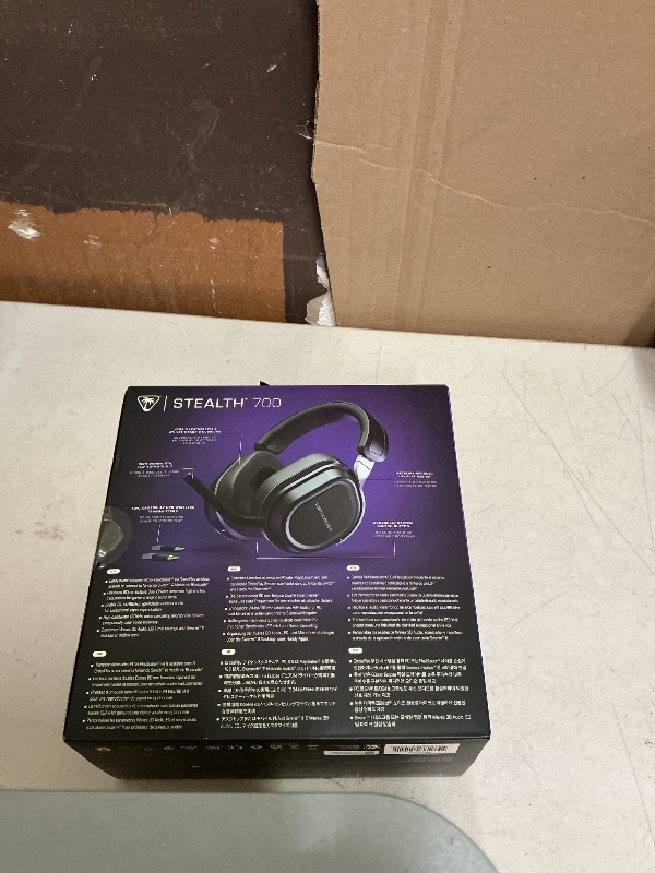 Photo 1 of Turtle Beach Stealth 700 Gen 3 Wireless Multiplatform Amplified Gaming Headset for PC, PS5, PS4, Mobile – 24-bit Audio, 60mm Drivers, High-Bandwidth Microphone, Bluetooth, 80-Hr Battery – Black