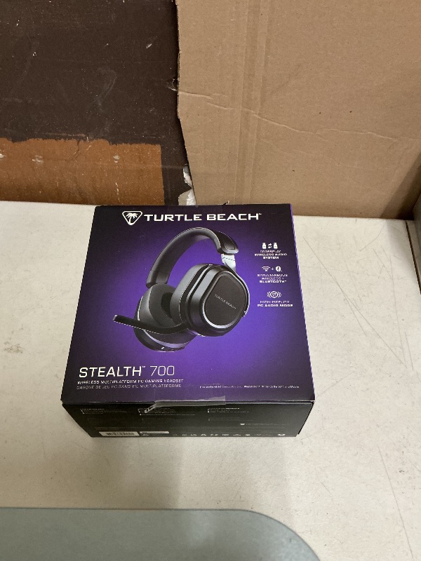 Photo 1 of Turtle Beach Stealth 700 Gen 3 Wireless Multiplatform Amplified Gaming Headset for PC, PS5, PS4, Mobile – 24-bit Audio, 60mm Drivers, High-Bandwidth Microphone, Bluetooth, 80-Hr Battery – Black