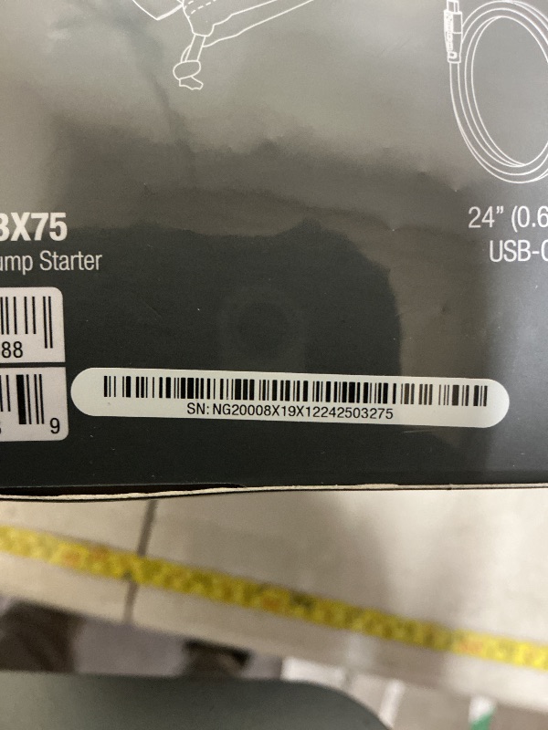 Photo 1 of NOCO Boost X GBX75: 2500A UltraSafe Jump Starter – 12V Lithium Battery Booster Pack, Portable Jump Box, Power Bank & Jumper Cables - for 8.5L Gas and 6.5L Diesel Engines