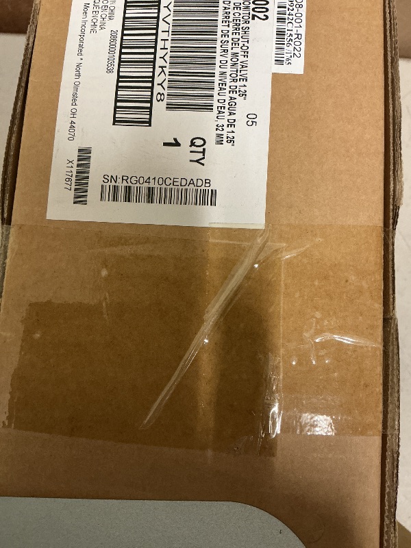 Photo 1 of Moen Flo Smart Water Monitor and Automatic Shutoff Sensor, Wi-Fi Connected Water Leak Detector for 1-1/4-Inch Diameter Pipe, 900-002