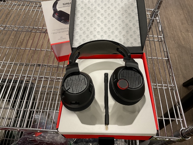 Photo 1 of Skullcandy Crusher PLYR 720 Wireless Gaming Headset, Ultimate Immersion and Comfort, THX Spatial Audio, Multi-Sensory Bass and Platform- Digi-Black, Removable Mic, PC, PlayStation, Nintendo