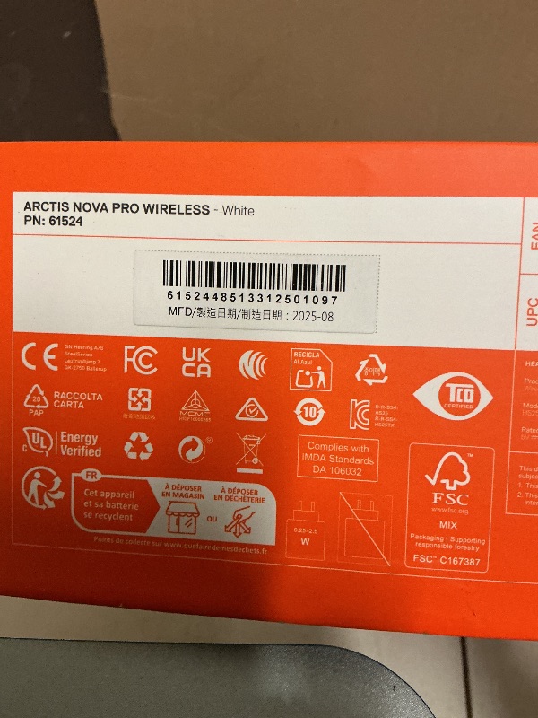 Photo 1 of SteelSeries Arctis Nova Pro Wireless Multi-System Gaming Headset — Neodymium Magnetic Drivers — Active Noise Cancellation — 2 Battery System — ClearCast Gen 2 Mic — PC, PS5, PS4, Switch, Mobile