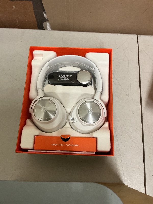 Photo 1 of SteelSeries Arctis Nova Pro Wireless Multi-System Gaming Headset — Neodymium Magnetic Drivers — Active Noise Cancellation — 2 Battery System — ClearCast Gen 2 Mic — PC, PS5, PS4, Switch, Mobile