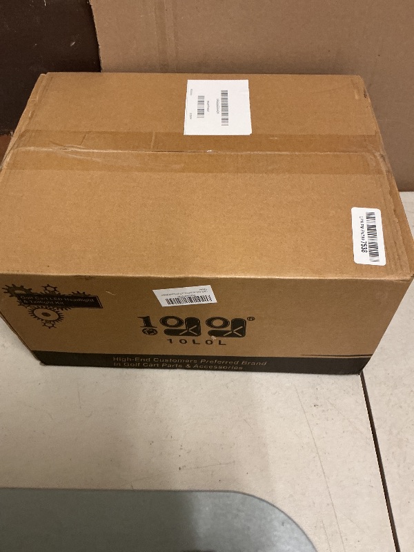 Photo 1 of 10L0L Deluxe Golf Cart Light Kit for Club Car DS 12V-60V, Full Headlight Taillight Kit with RGB Daytime Running Lamp Low High Beam Turn Signal Horn Brake Pad Hazard Blinker