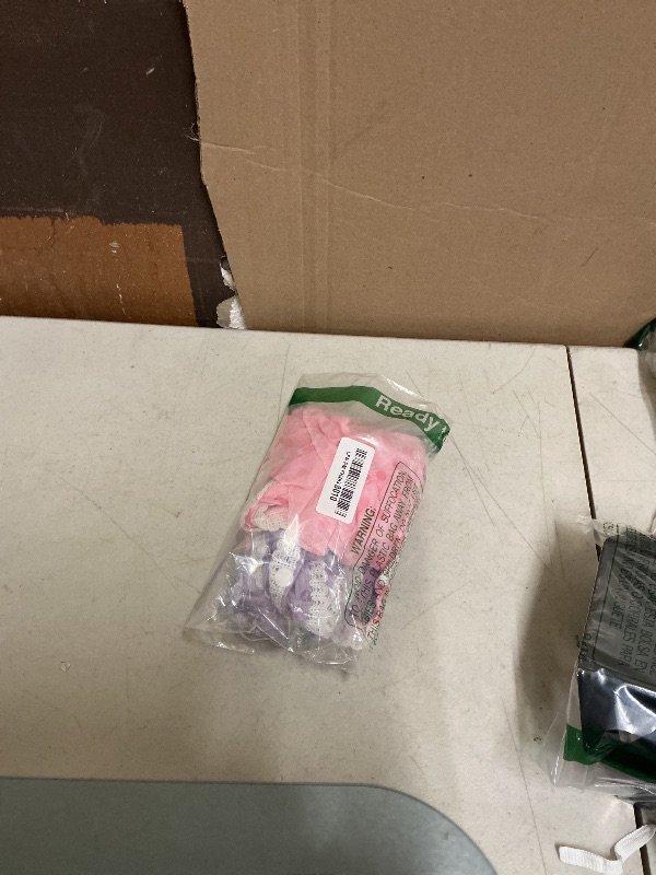 Photo 1 of 2 Pieces Washable Female Diapers with Suspender Comfort Reusable Doggy Diapers Reusable Puppy Sanitary Panties Dog Underwear Diaper for Small Girl Dogs in Period Heat (Pink&Purple,3XL)