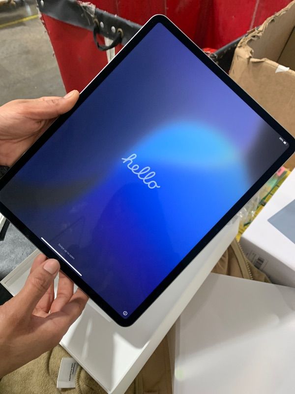 Photo 1 of Apple iPad Air 13-inch with M3 chip Built for Apple Intelligence, Liquid Retina Display, 128GB, 12MP Front/Back Camera, Wi-Fi 6E, Touch ID, All-Day Battery Life — Space Gray