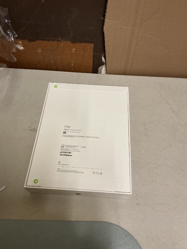 Photo 1 of Apple iPad Air 13-inch with M3 chip Built for Apple Intelligence, Liquid Retina Display, 128GB, 12MP Front/Back Camera, Wi-Fi 6E, Touch ID, All-Day Battery Life — Space Gray