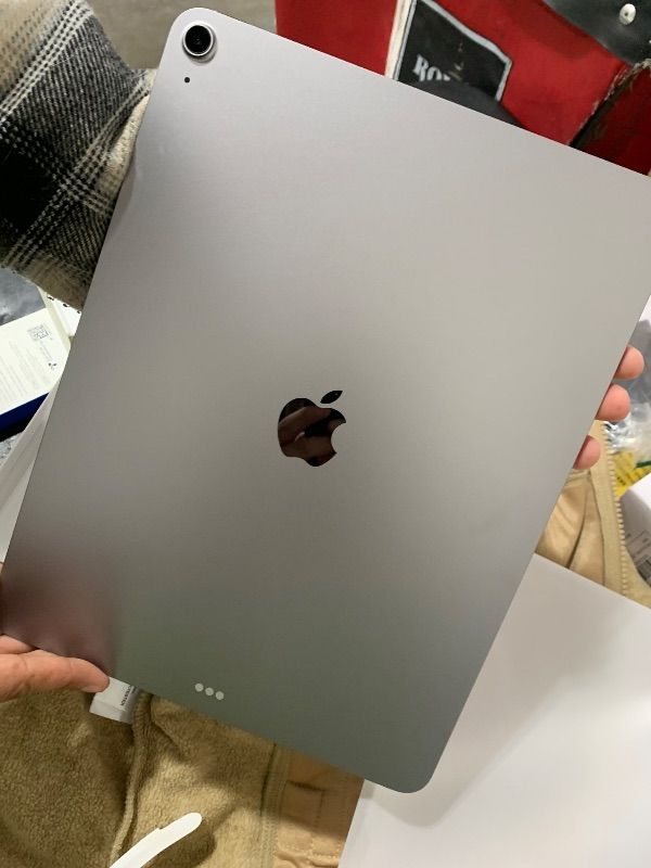 Photo 1 of Apple iPad Air 13-inch with M3 chip Built for Apple Intelligence, Liquid Retina Display, 128GB, 12MP Front/Back Camera, Wi-Fi 6E, Touch ID, All-Day Battery Life — Space Gray