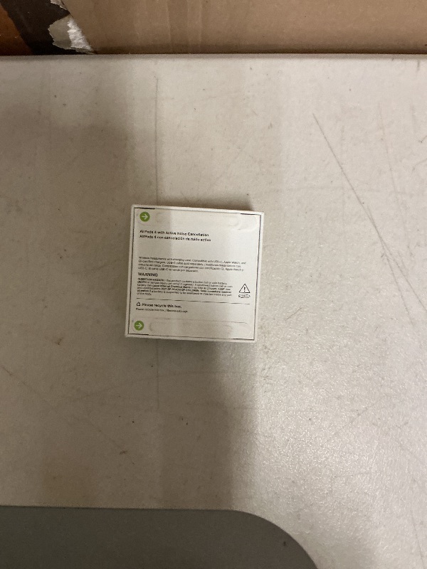 Photo 1 of Apple AirPods 4 Wireless Earbuds, Bluetooth Headphones, with Active Noise Cancellation, Adaptive Audio, Transparency Mode, Personalized Spatial Audio, USB-C Charging Case, Wireless Charging, H2 Chip