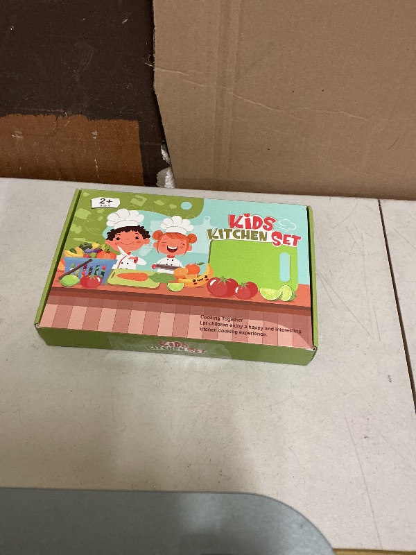 Photo 1 of 28PCS Toddler Knife Set - Kids Knifes for Real Cooking, Montessori Kids Kitchen Knife Set with Cutting Board Crinkle Cutters Kid Safe Knives, Toddlers Kitchen Tools for Age 2-10 Year Old Girl Boy