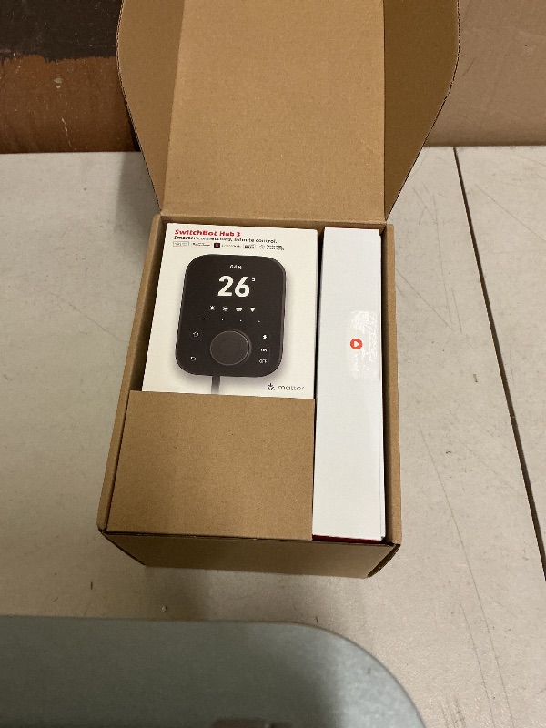 Photo 1 of SwitchBot Universal Remote Control with Hub 3, Multi-use Smart Remote with Customize App, Control 25 IR/Bluetooth Devices and 10 Scenes, Compatible with TV/AC/SwitchBot BLE Devices