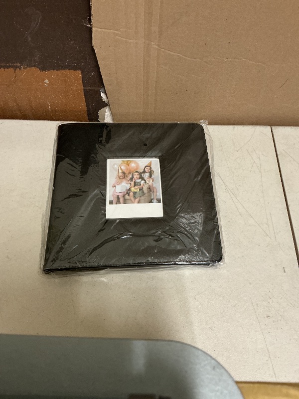 Photo 1 of 288 Pockets Photo Album, 3.5x4.25" Photo Storage Book, PU Leather Photo Holder for Fujifilm Instax Wide 600/400/300/200/Wide EVO/Polaroid Now/i-Type (Black)