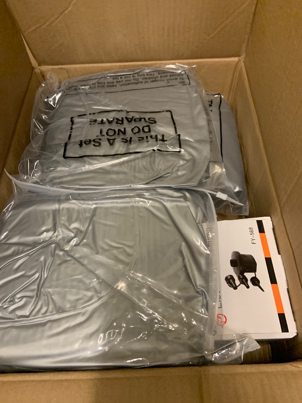 Photo 1 of Realspring 6 Pcs Inflatable Bean Bag Chairs for Adults with Electric Air Pump, Blow up Couch Folding Portable Inflatable Couch Lazy Sofa for Outdoor Movie Nights Camping Room (Coffee)