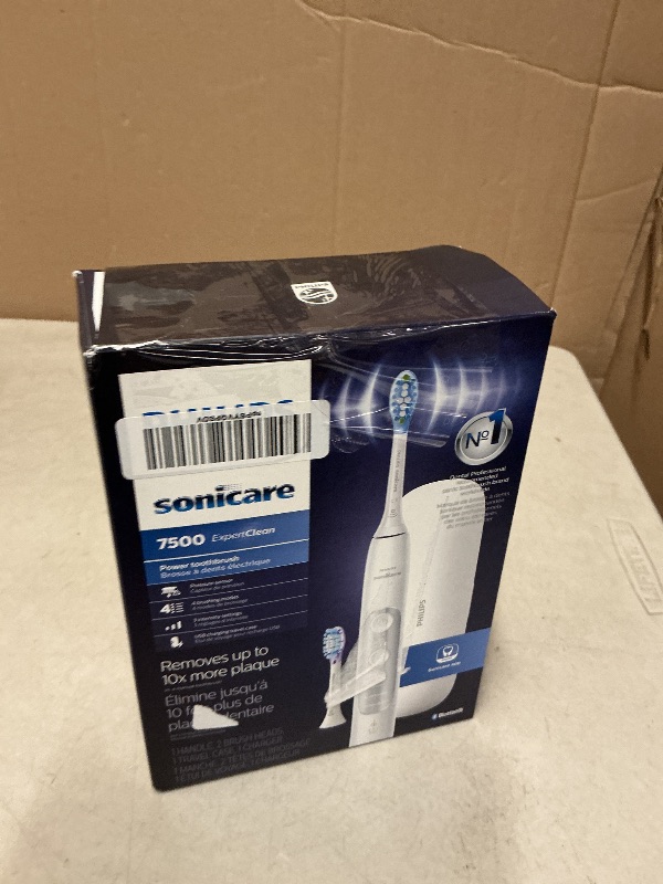 Photo 1 of Philips Sonicare ExpertClean 7500 White, Rechargeable Electric Power Toothbrush, HX9690/06