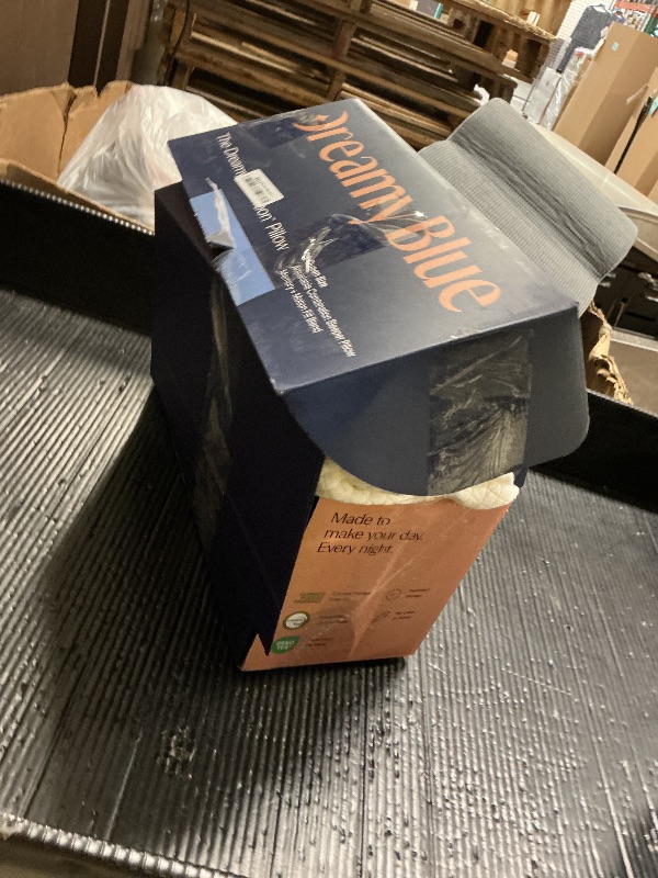 Photo 1 of DreamyBlue Moon Pillow • Adjustable Loft, Luxury Cover, Shredded Memory Foam • for Back, Side and Combination Sleepers • Neutral Alignment for All • CertiPUR-US Certified Foam (Queen)