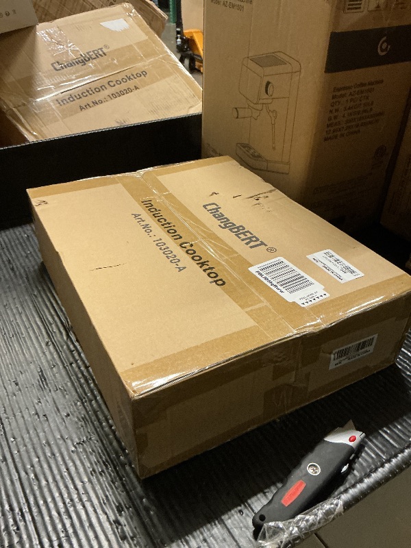 Photo 1 of ChangBERT Induction Cooktop, Commercial Grade Portable Cooker, Large 8” Heating Coil, Premium Stainless Steel Countertop Burner with NSF Certified, 10 Hours Timer Powerful 1800W Professional Hot Plate