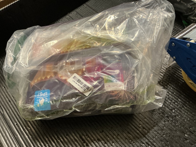 Photo 1 of POOFZY Permanent Outdoor Lights for House,200ft RGB+IC Smart Outdoor Decor, 50 Scene Modes,App/Remote Control,for Christmas,Super Bowl,V-Day,Thanksgiving,Daily & Holiday Party Decor