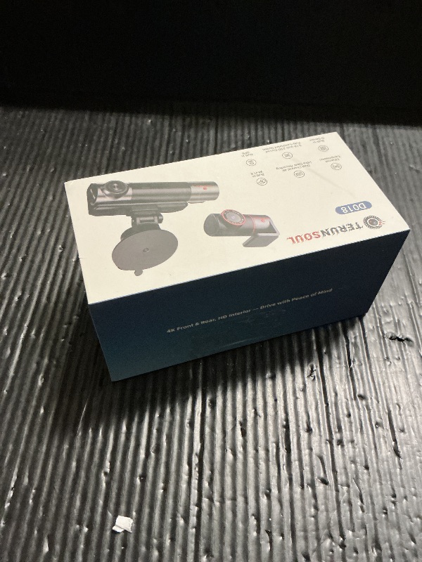 Photo 1 of TERUNSOUl 4K+4K+1080P 3 Channel Dash Cam Front and Rear with Cabin, Free 128GB Card Included, 5.8GHz WiFi6 - up to 20MB/s, IR Night Vision, Built-in GPS, G-Sensor, 24H Parking Mode, Support 512GB Max