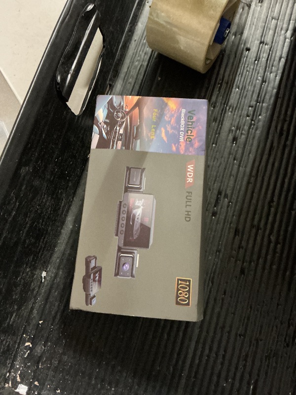 Photo 1 of 4-Channel 360° Dash cam Front and Rear FHD 1080P 180° Rotating Side-View Camera APP Control reversing Display Collision Detection Parking Monitoring Loop Recording | Suitable for sedans and SUVs