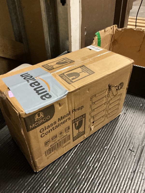 Photo 1 of [10-Pack] Glass Meal Prep Containers with Lids, MCIRCO Food Storage Containers with Snap Locking Lids, Airtight Lunch Containers, Microwave, Oven, Freezer and Dishwasher