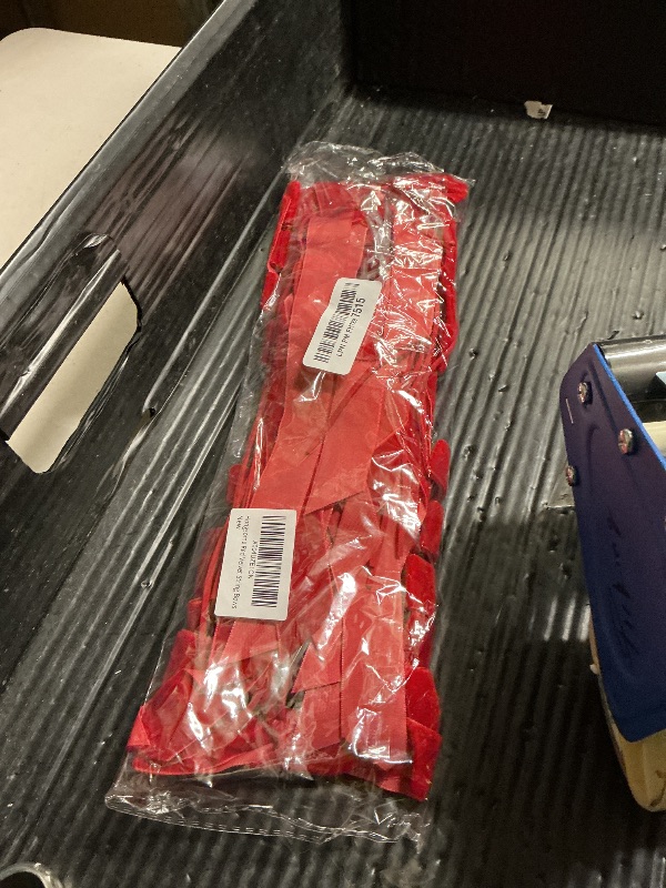 Photo 1 of 12Pcs Red Velvet Ribbon Bows Christmas Tree Decorations,5in x 10in Xmas Ornaments for Tree Home Party Front Door Wreath Holiday Decor