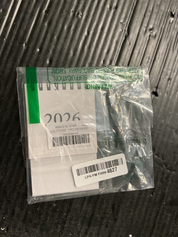 Photo 1 of 2026 Mini Desk Calendar Simple Style New Year Monthly Standing Calendar 3.9" x 3" - White (Jan. 2026 to Jul. 2027)