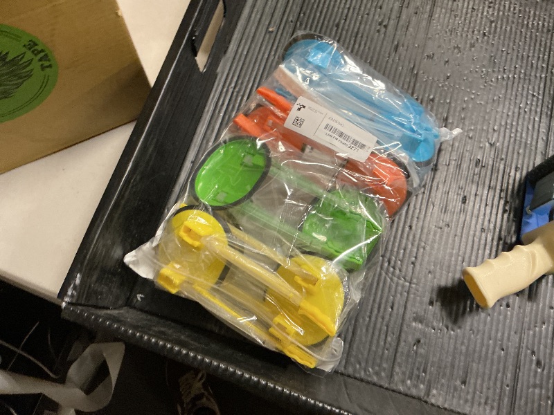 Photo 1 of 12 Pack Baggy Rack Stand Adjustable Freezer Bag Holder Stand Ziplock Bag Holder for Filling With No Food Spills or Kitchen Mess (Multicolor)