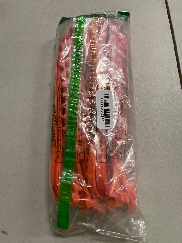 Photo 1 of 20PCS Tire Zip Ties for Snow Chains Wheel Traction Straps, Adjustable Anti Slip & Skid Universal Winter Car Truck SUV Traction Grips Emergency Mud Survival Multi-Function Security Cable Belts Orange