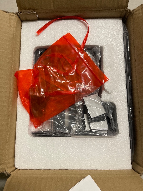 Photo 1 of Under Desk PC Mount - No Drilling 50lb Capacity, Computer Holder Under Table, Adjustable Height and Width, Clamp-on Leg PC Holder for Standing Desk(Fits 65mm×45mm Legs only), with Non-Slip Pads, Black