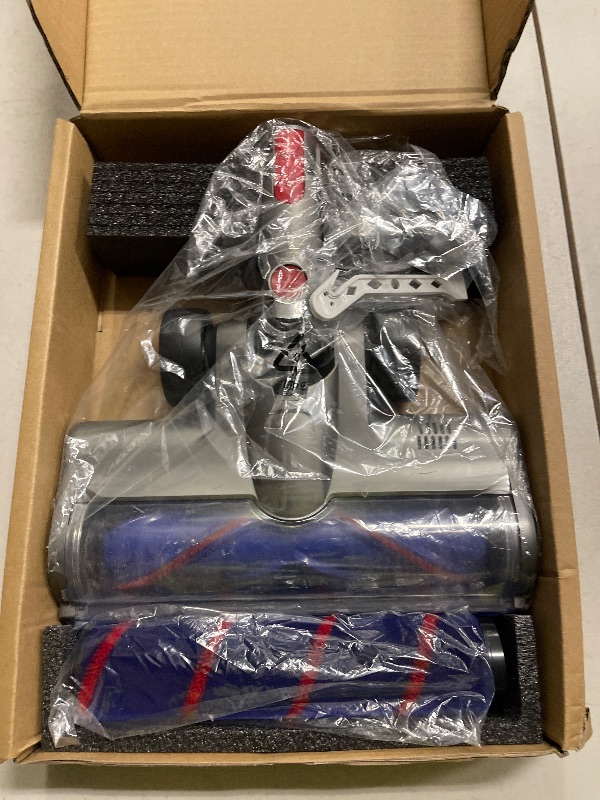 Photo 1 of 2 Brushes Vacuum Cleaner Head with Four Green LED Lights & Self-Standing Design, for V7/V8/V10/V11/V15, Quick-Release Motorized Brush Roll, Anti-Tangle for Hard Floor & Thin Carpets & Shaggy Carpet