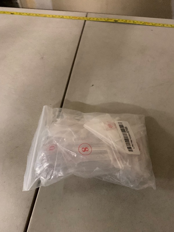 Photo 1 of 504 PCS No C Curve Clear Nail Tips for Acrylic Nails Professional, 3XL Extra Long, 12 Sizes Half Cover Straight Tapered Square French Fake Nail Tips for Nail Salons Home DIY