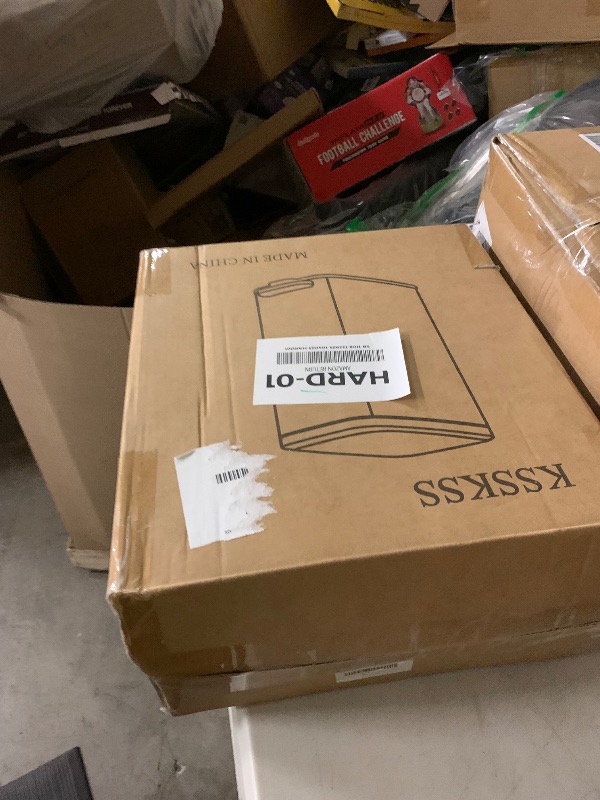 Photo 1 of KSSKSS Small Bathroom Trash Can with Lid Soft Close, Step Pedal, 6L / 1.6 Gal Stainless Steel Garbage Bin with Removable Inner Bucket, Slim Wastebasket for Narrow Spaces (Black)