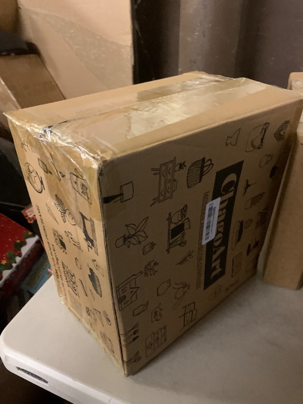 Photo 1 of ChagoArt Wooden Fruit Bowl for Kitchen Counter- Large Decorative Bowl for Home Decor Entry Table-Ruffle Fluted Bowl-Scallopedl-Organic Modern Home Decor-Pedestal Footed (Wood Brown)