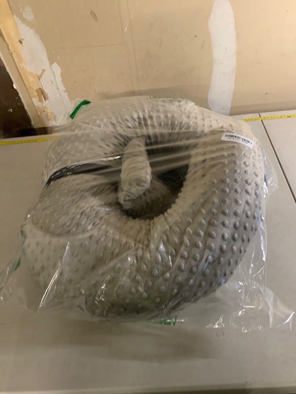 Photo 1 of COOLBEBE Reading Pillow for Gaming, Arm Rest Support Pillow, U-Shaped Lap Pillow for Bed & Sofa, Compact Gaming Pillow with Tablet Support for Reading, Crocheting (Grey)