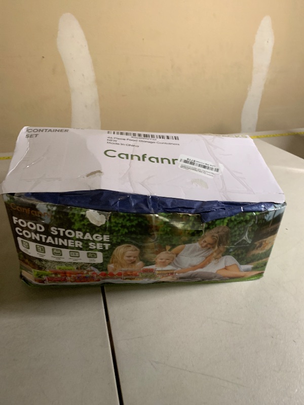 Photo 1 of 46 Piece Food Storage Containers with Lids(23 Containers & 23 Lids), BPA-Free Plastic Food Containers for Kitchen Storage and Organization, Leak Proof Meal Prep Container, Includes Labels & Pen