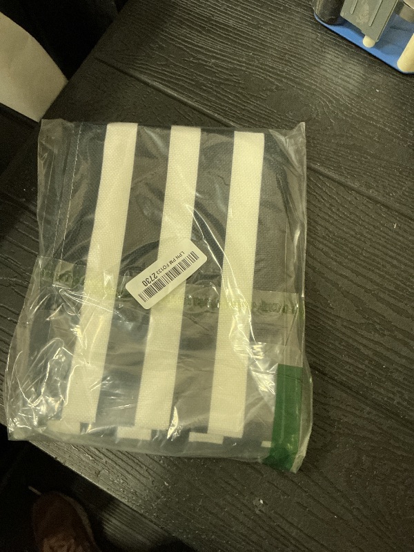 Photo 1 of 2 Pack Black and White Striped Table Runner 72 x 13 Modern Stripes Polyester Tablerunner Canvas Table Runners Cloth for Party Birthday Dining Celebrations Wedding Bridal