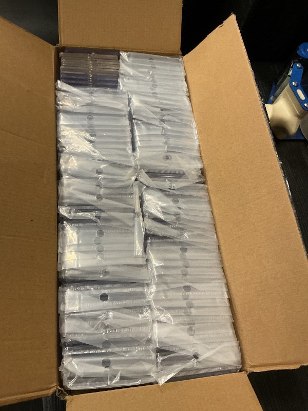 Photo 1 of 100ct Magnetic Card Holders, Magnetic 35pt One Touch Card Holders, U-V Protection Hard Plastic Display Case for Trading, Sports, Baseball, Football, Game Cards