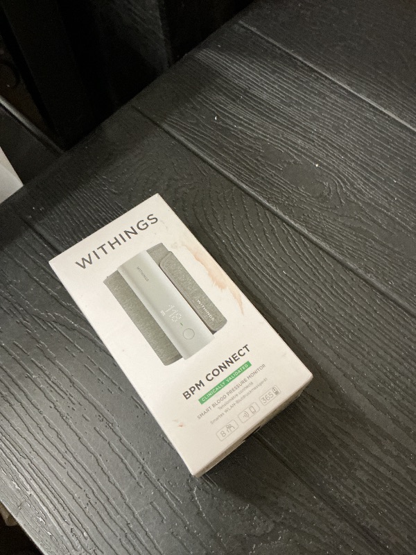 Photo 1 of Withings BPM Connect - Digital Blood Pressure Cuff & Heart Rate Monitor - Blood Pressure Machine Arm Cuff, FDA Cleared, FSA/HSA Eligible, IOS & Android