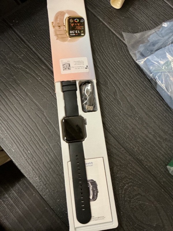 Photo 1 of Smart Watch for Men Women(Answer/Make Call), 1.83" Fitness Watch with Heart Rate/Blood Pressure/Blood Oxygen, Pedometer, Sleep Tracker,120+ Sport Modes, IP68 Waterproof Fitness Tracker for Android iOS