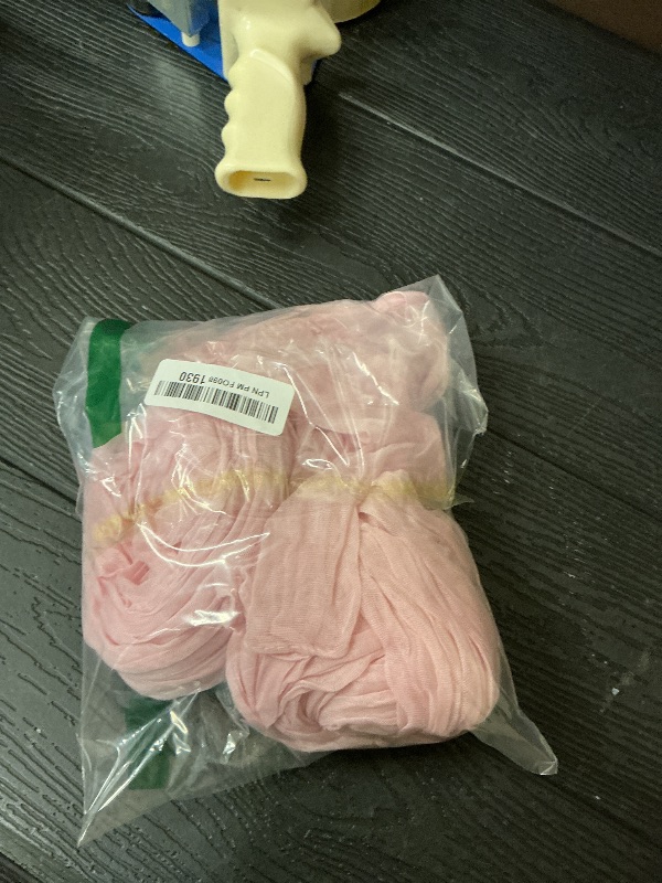 Photo 1 of 2 Pack 120 Inch Pink Cheesecloth Table Runner Boho Rustic Gauze Sheer Romantic 10 FT Long Cheese Cloth Table Runner for Bridal Baby Shower Wedding Party Birthday Holiday Home Easter Decor