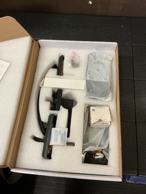 Photo 1 of CINOP WiFi Smart Locks for Front Door with Handle Set, App Control, Keyless Entry Door Lock Fingerprint Deadbolt, Electronic Digital Touchscreen keypad, Smart Lock, Easy Install (Black)