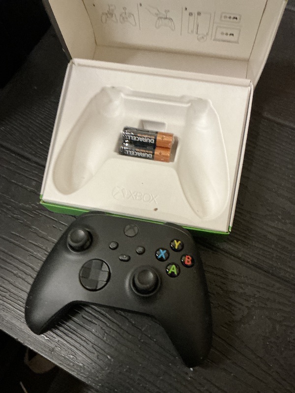 Photo 1 of Xbox Wireless Gaming Controller (2025) – Carbon Black – Play on Xbox, Windows, Android, iOS, FireTV Sticks, Smart TVs, VR Headsets