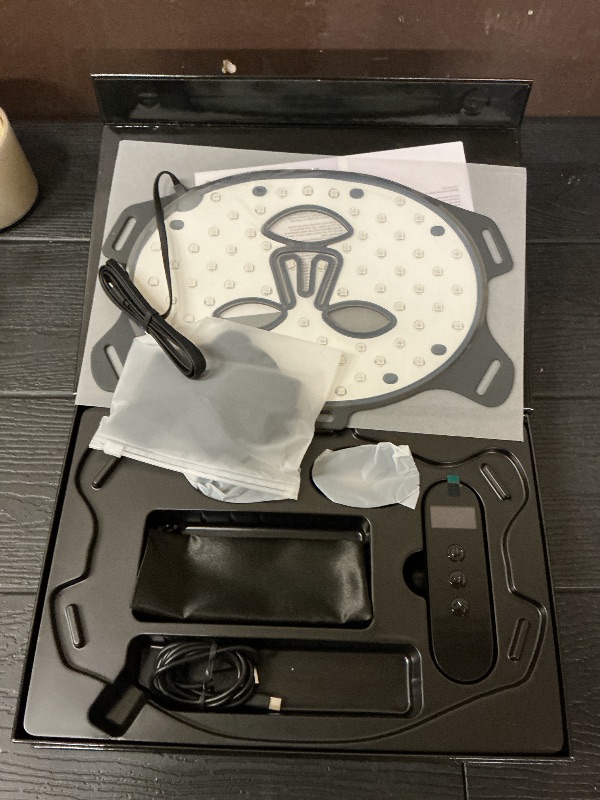 Photo 1 of hooga Red Light Therapy LED Mask, Tri Chip LEDs, 630nm and 660nm Red, 850nm Near Infrared, Adjustable, Comfortable, USB Type-C Rechargeable for Wellness and Anti-Aging